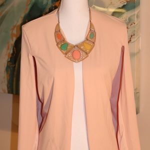 Blush Cape Blazer